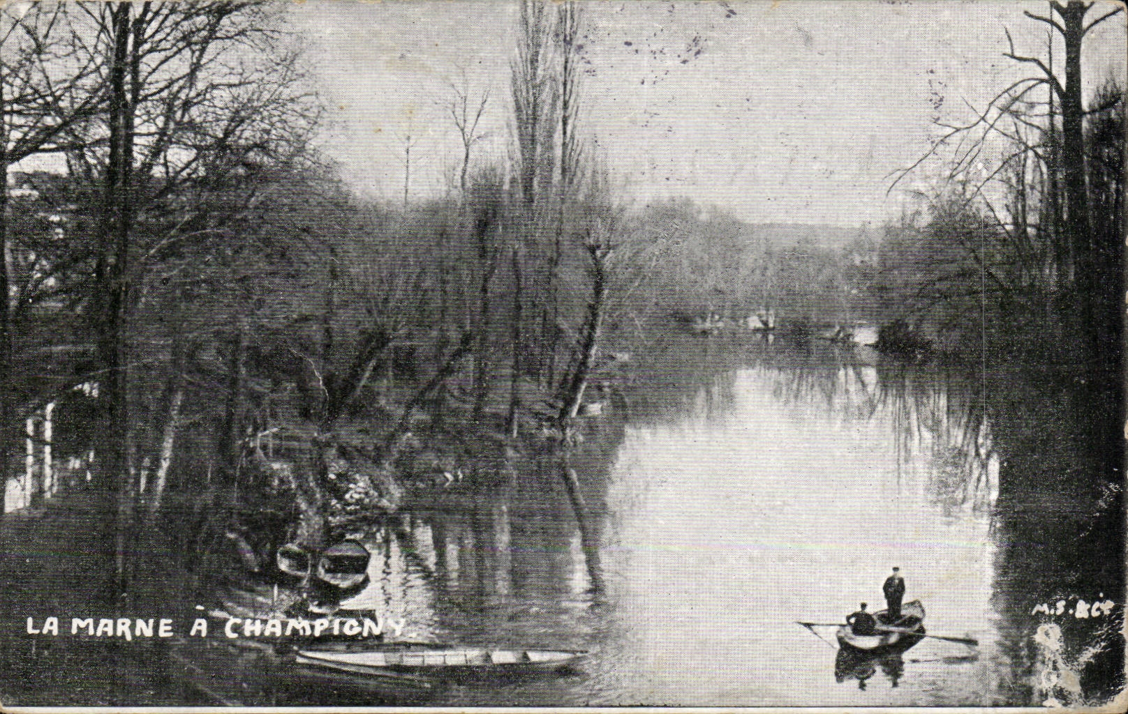 CPA La Marne a Champigny