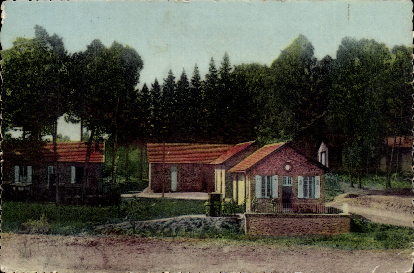 CPA Camp of Borough Lastic Police station and guard caserbier of the camp