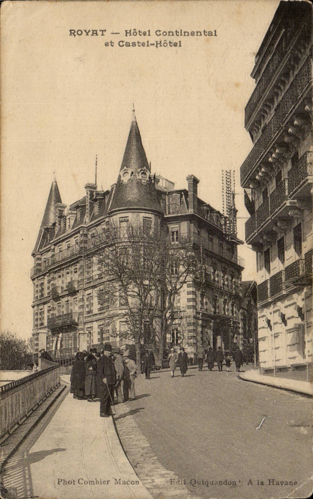 Royat CPA continental Hotel and Manor house Hotel