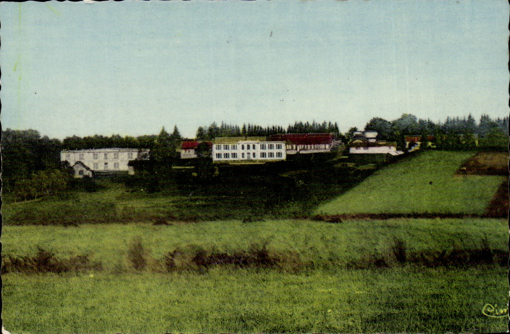 CPA Auvergne Camp of Lastic Borough new buildings