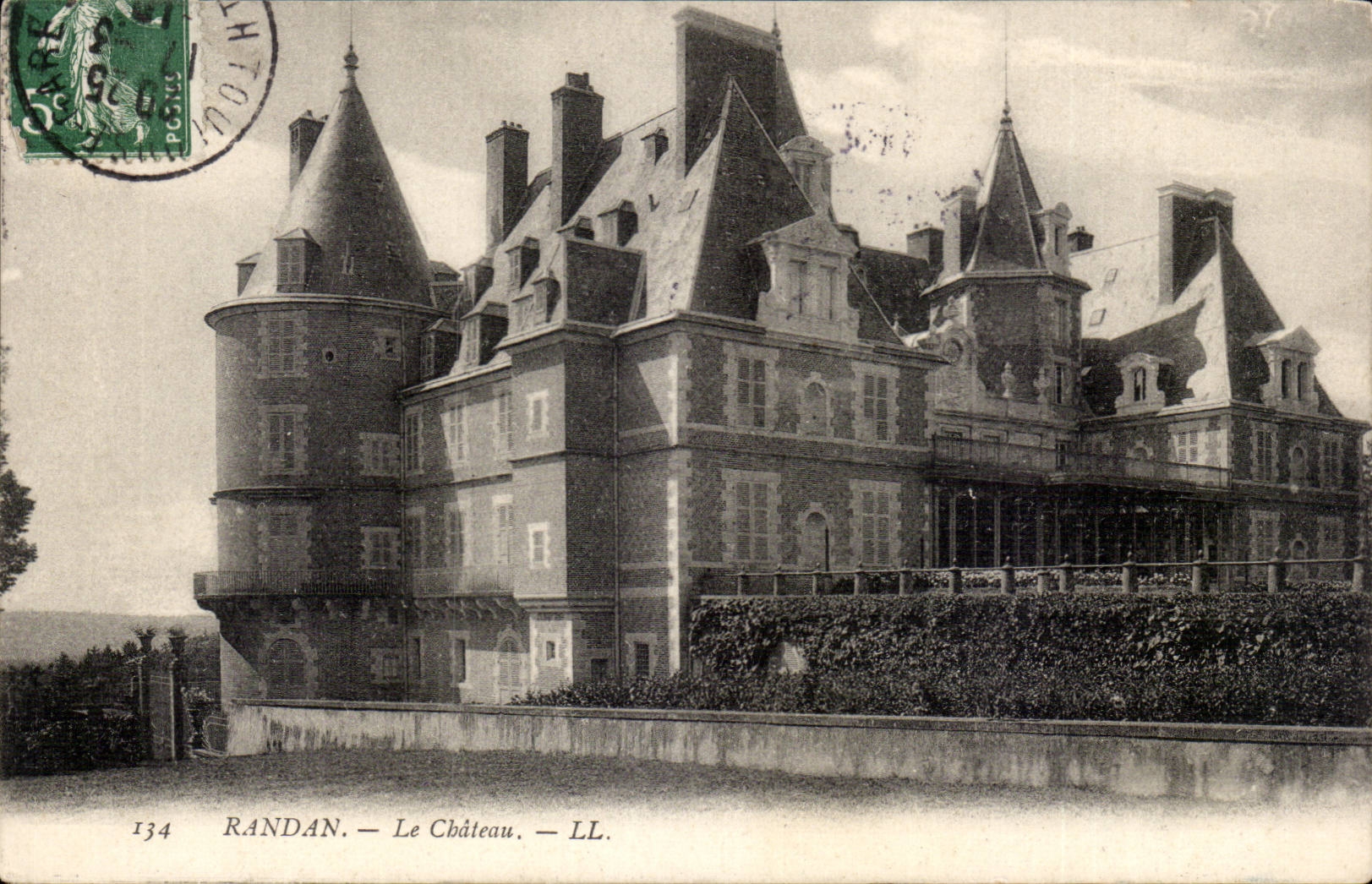 CPA Auvergne Randan the castle