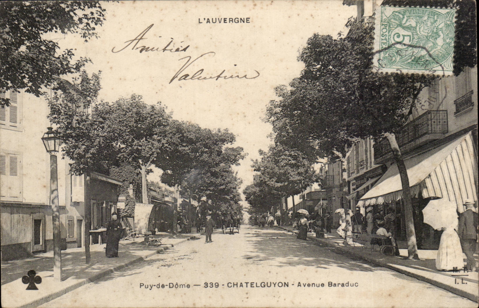 CPA Auvergne Chatelguyon das Baraduc auftrat