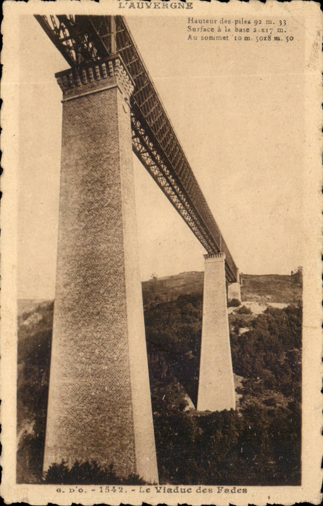 Auvergne CPA Viaduct of the Insipid ones