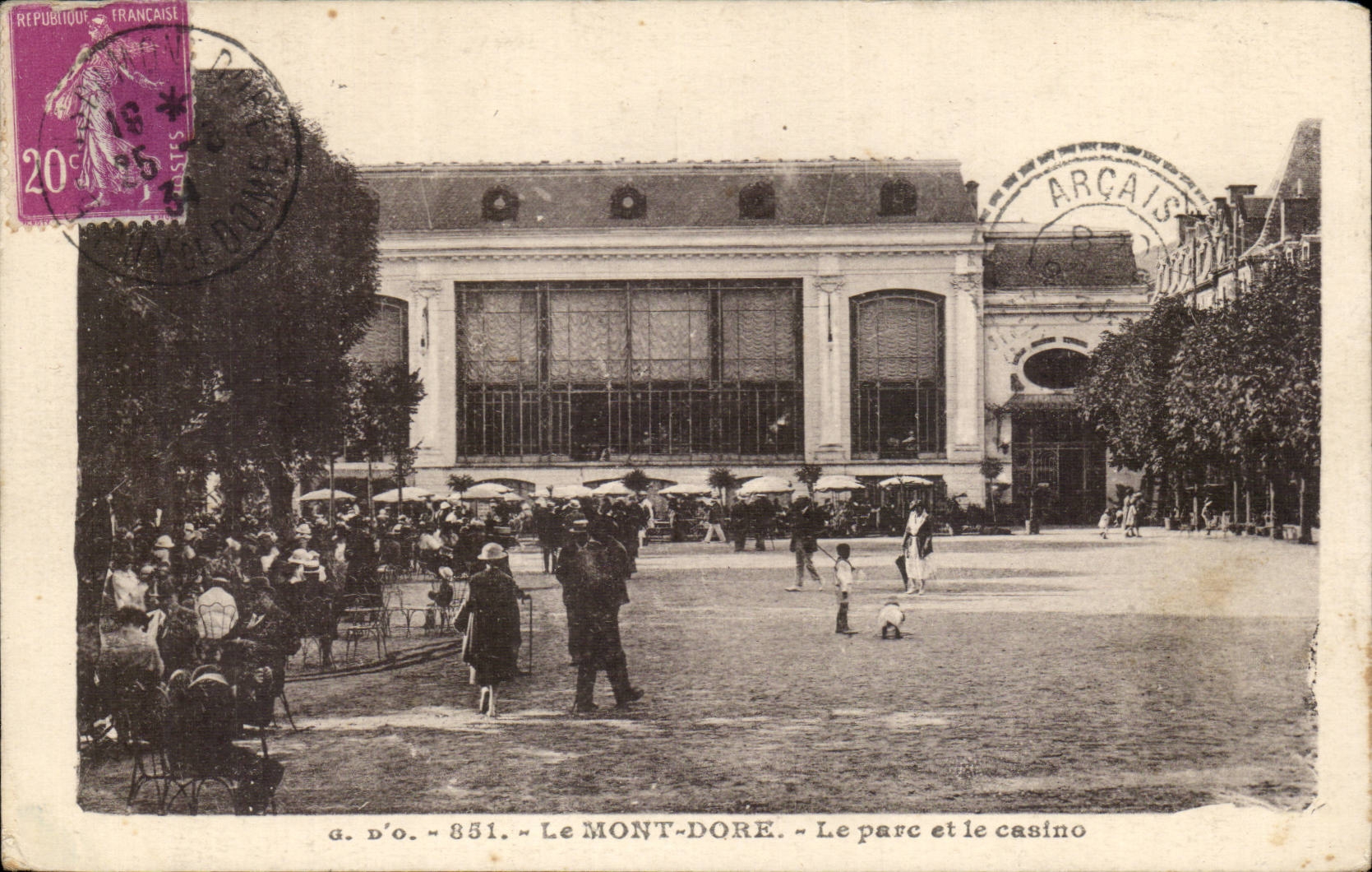 The Mount Gilds - the Park and the Casino - CPA