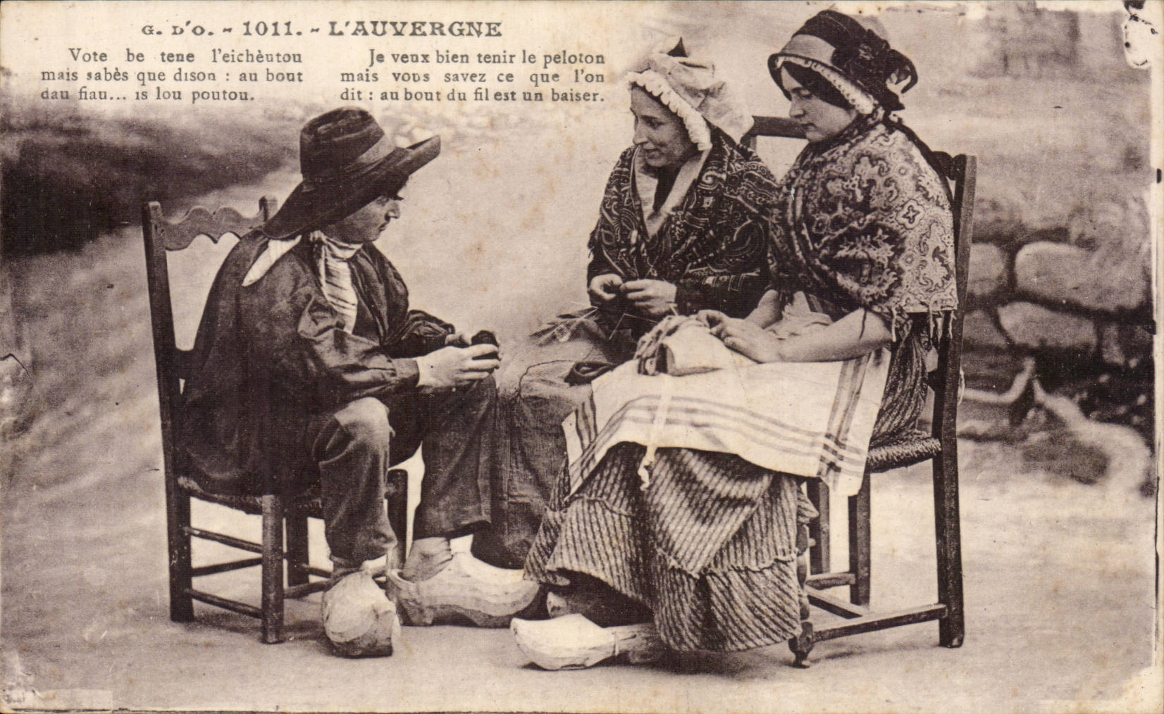 Auvergne - I want to hold the group well but you know what one says at the end of the wire is a kiss - CPA