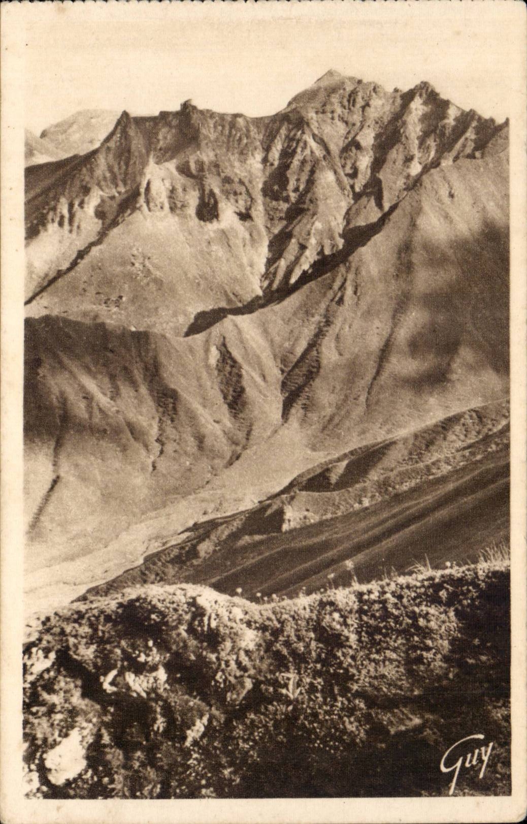 The Mount les Bains Gilds - Puy de Sancy - 1886 m - CPA