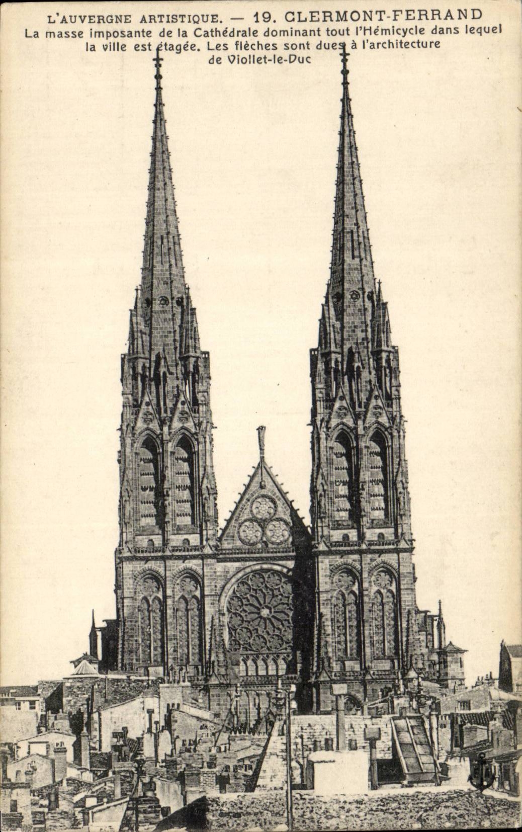 Clermont Ferrand - the Cathedral - CPA