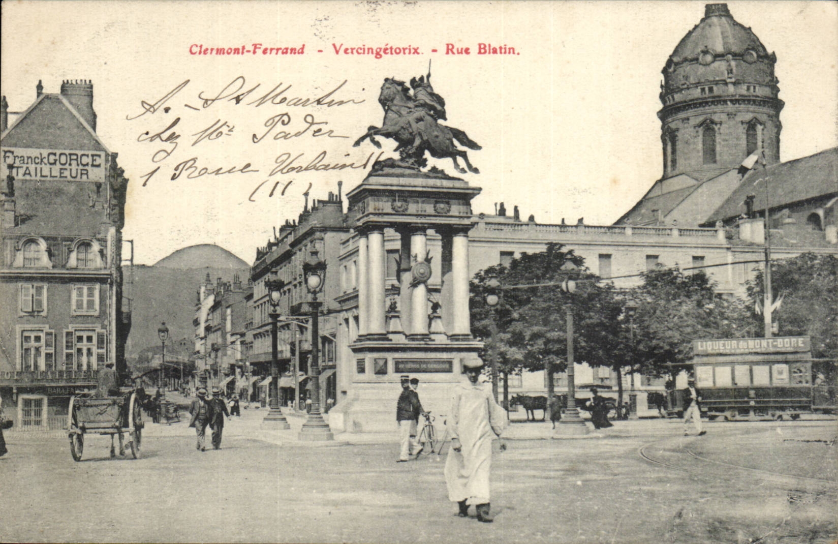 Clermont Ferrand - Vereingetorix - Street Blatin - CPA