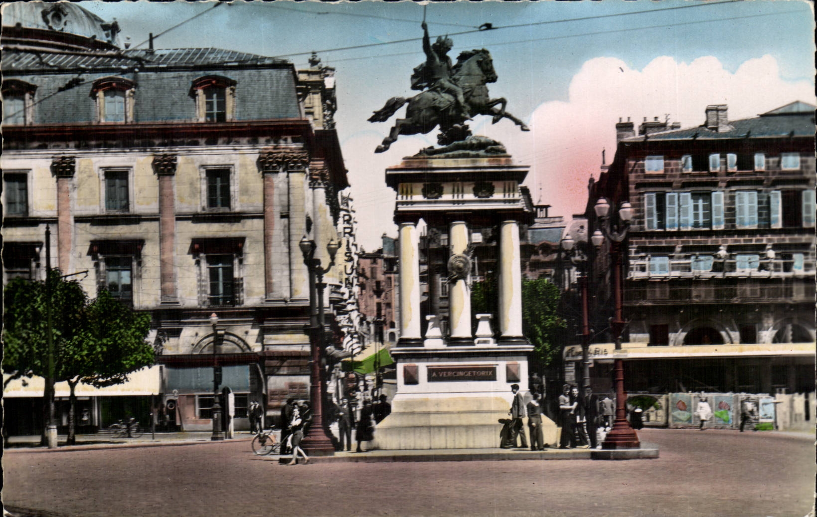 Clermont Ferrand - Place of Jaude and the Theater - CPA