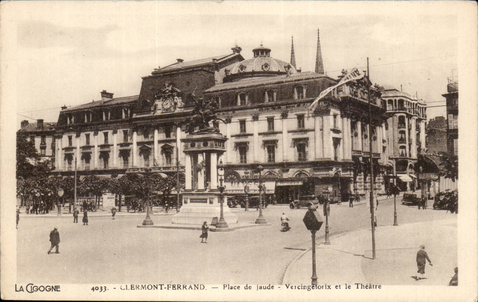 Clermont Ferrand - Place of Jaude - the Theater - CPA