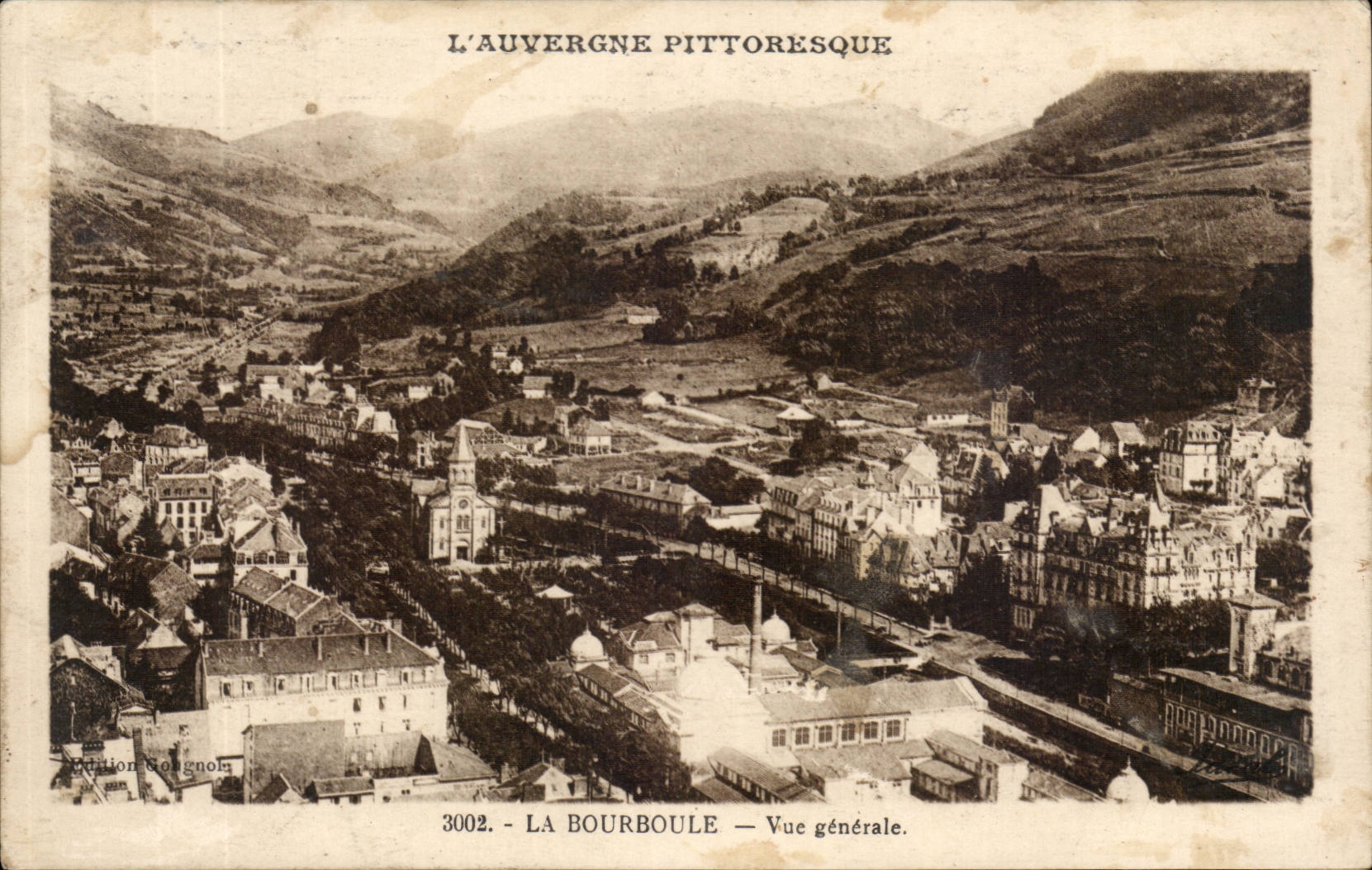 Bourboule - View - CPA