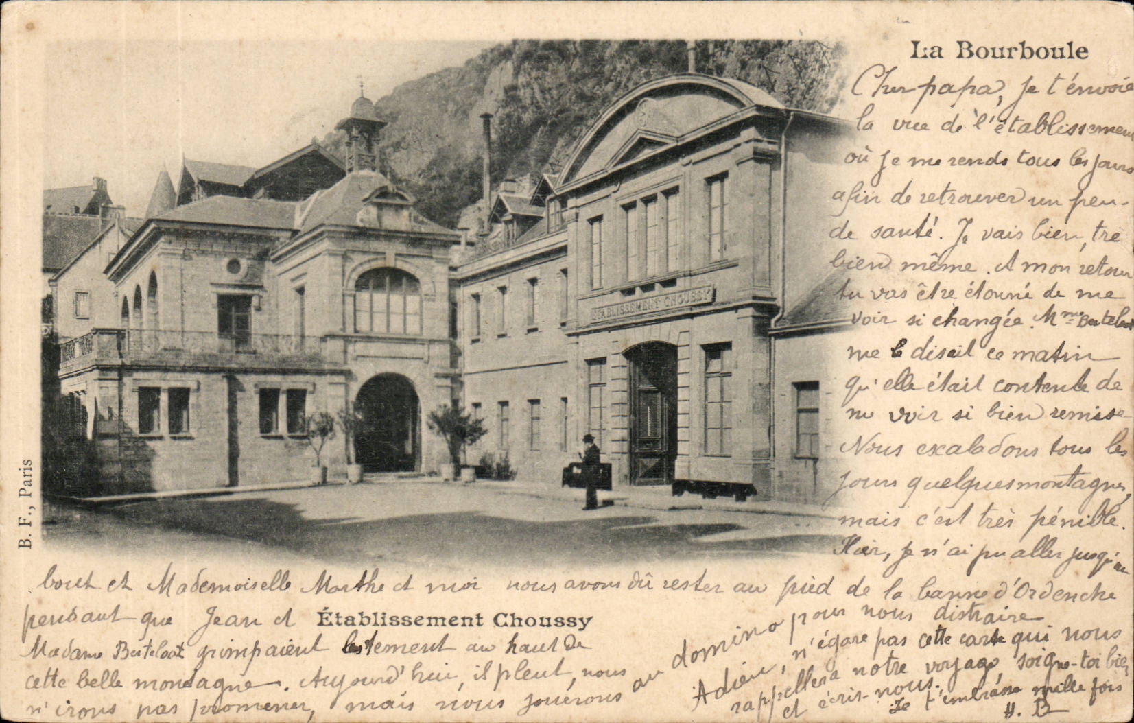 Bourboule - Choussy Establishment - CPA