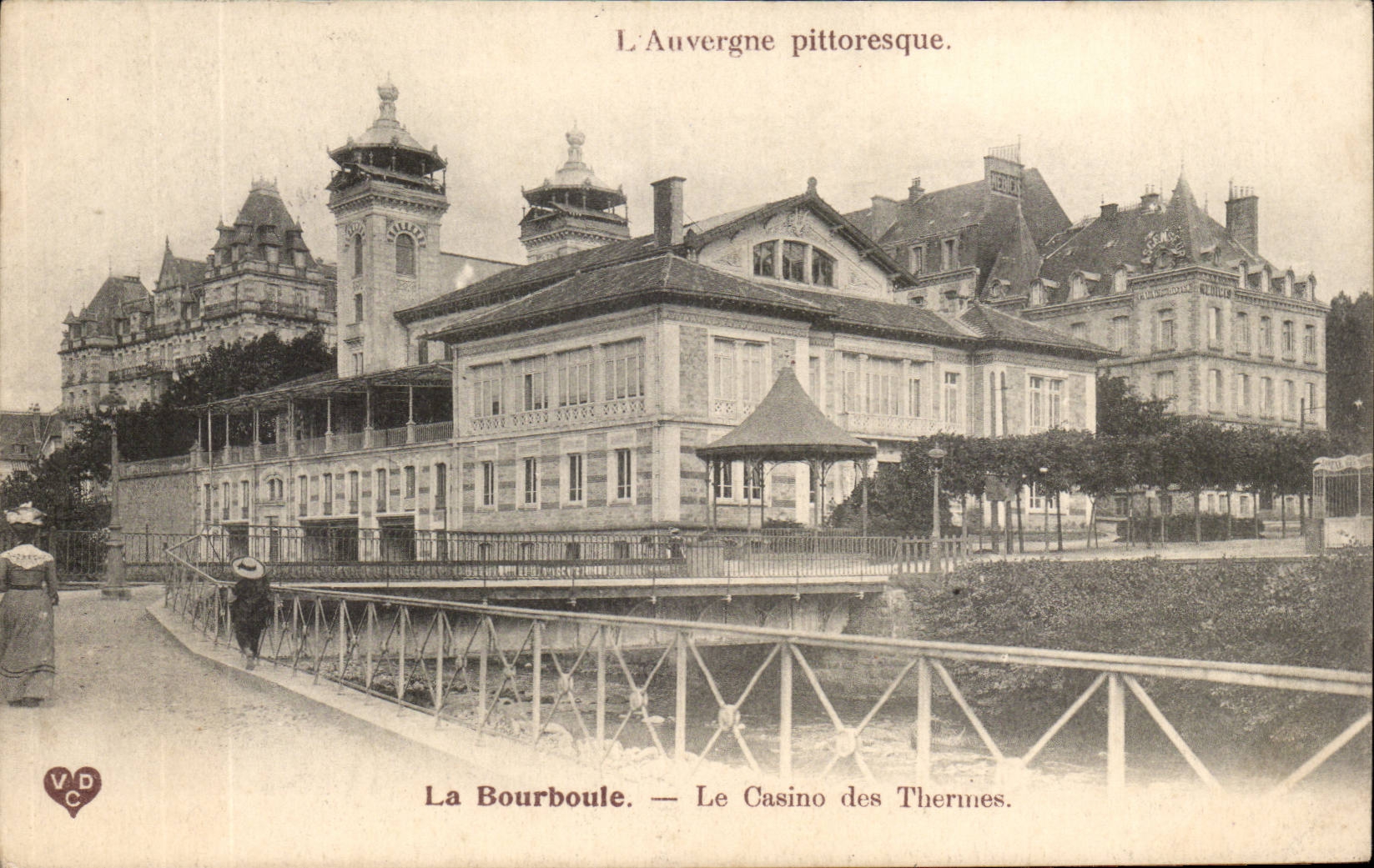 Bourboule - the Casino of the Thermal baths - CPA