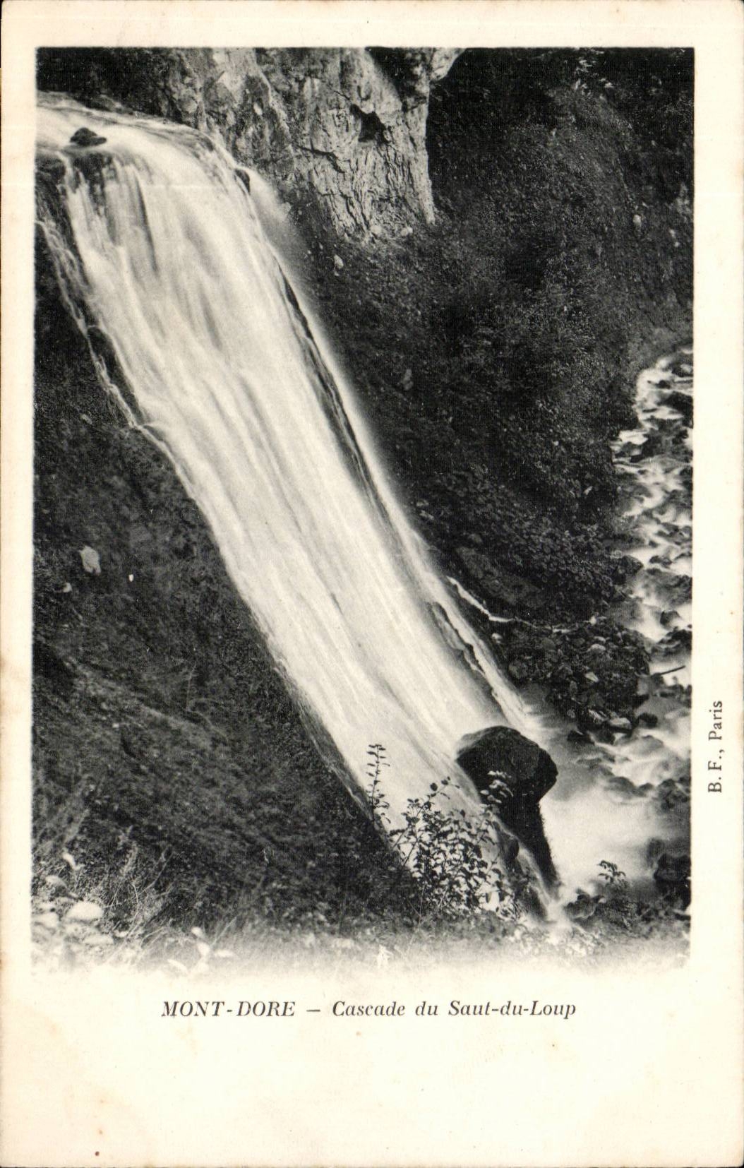 The Mount Gilds - Cascade of the Jump of the Wolf - CPA