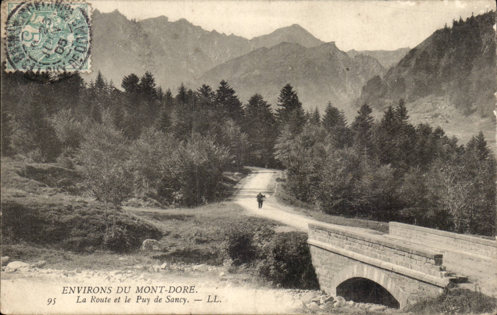 The Mount Gilds - the Road and Puy de Sancy - CPA