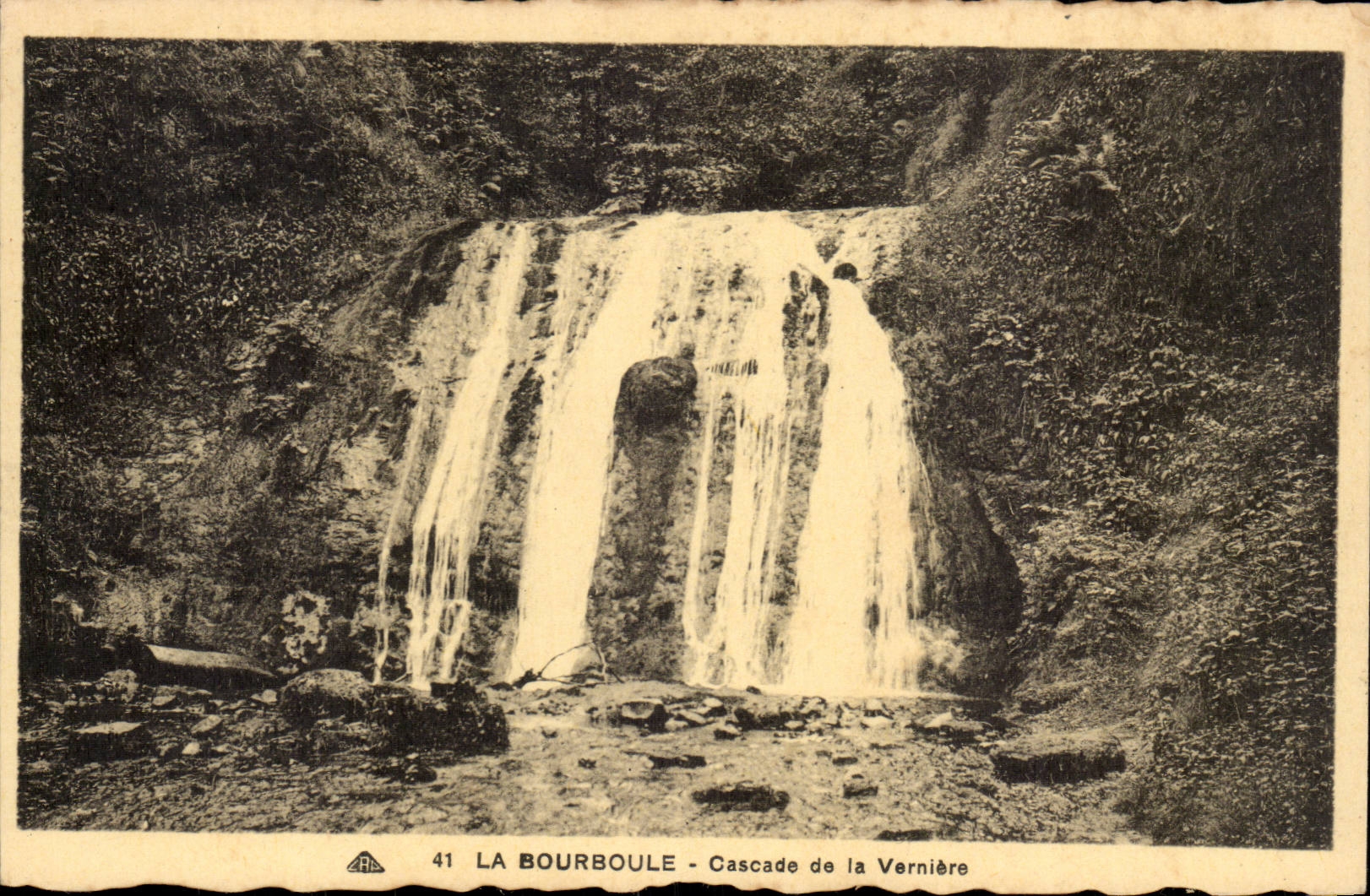 Bourboule CPA Cascades of VErniere