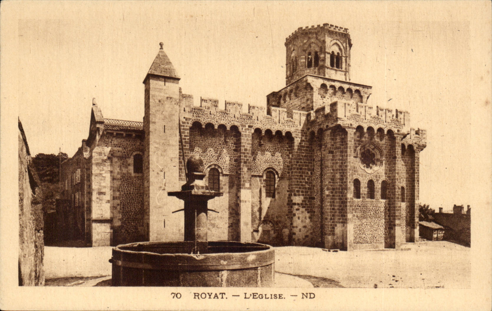 Royat - die Kirche - CPA