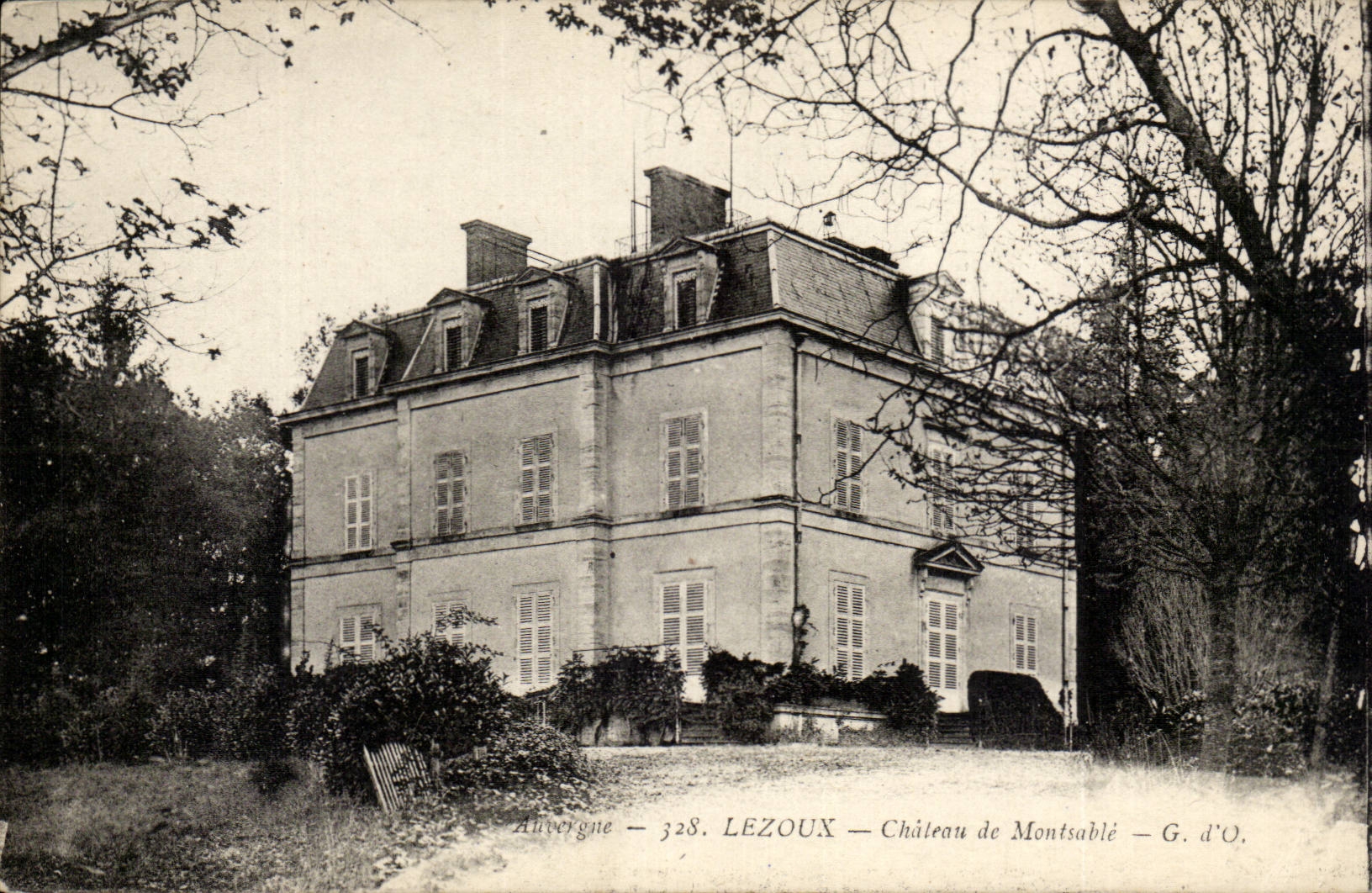 Lezoux - Castle of Montsable - CPA