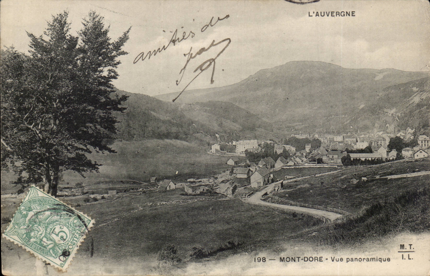 Mount Gilds - Panoramic View - CPA