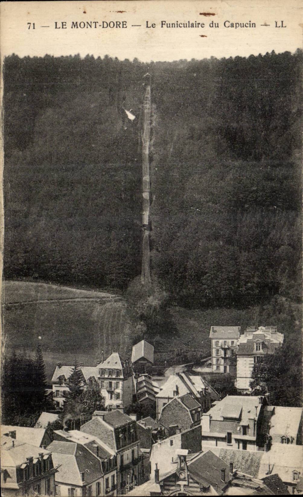 The Mount Gilds - the Funicular of the Capuchin - CPA