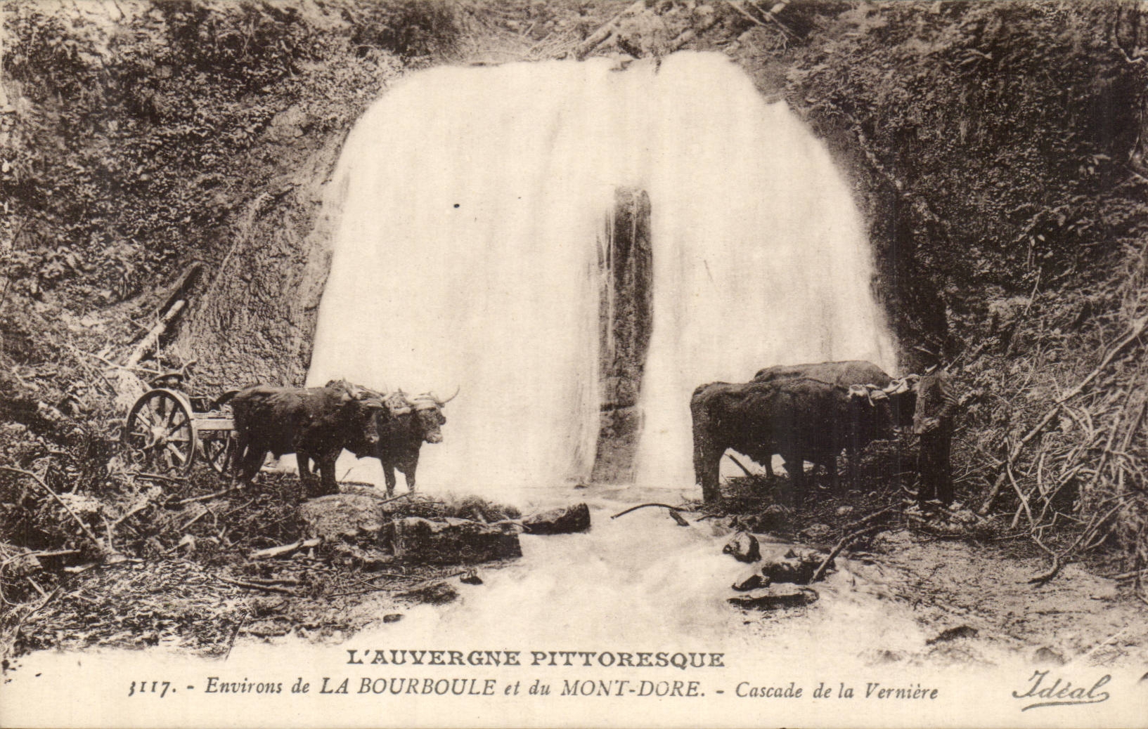 Surroundings of Bourboule and the Mount Gild Cascade of Verniere - - CPA