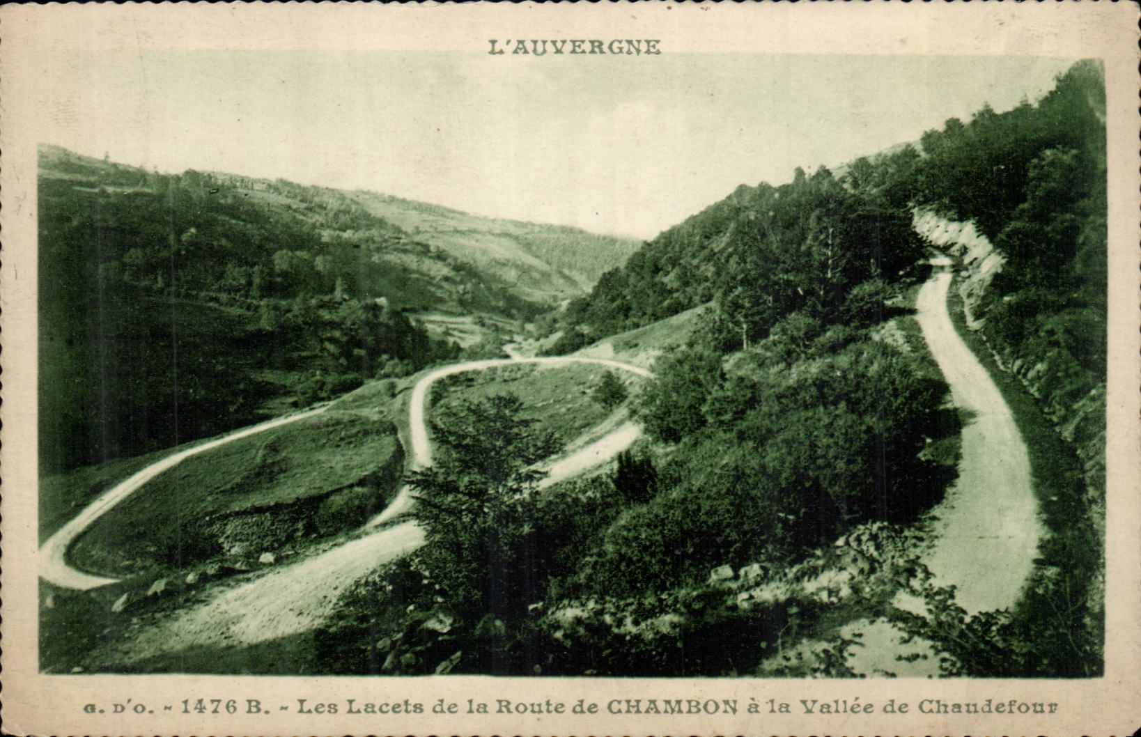Chambon - Laces of the Road of Chambon to the Valley of Chaudefour - CPA