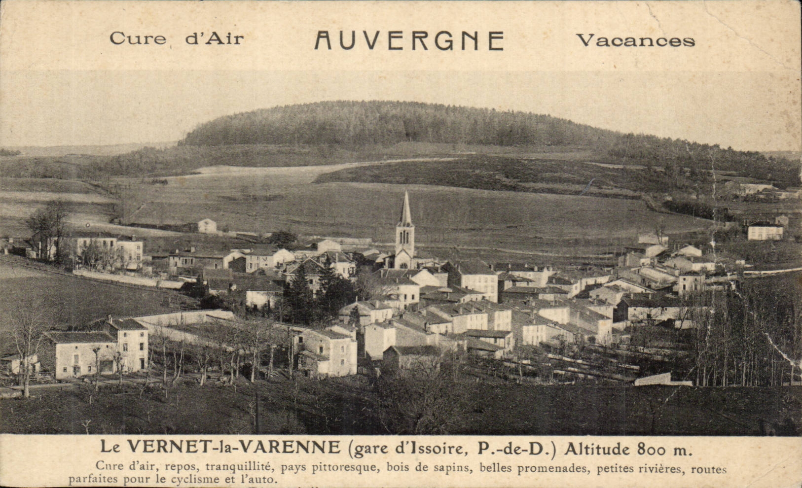 Vernet the Game preserve - Alt 800 - Cure Of air - CPA