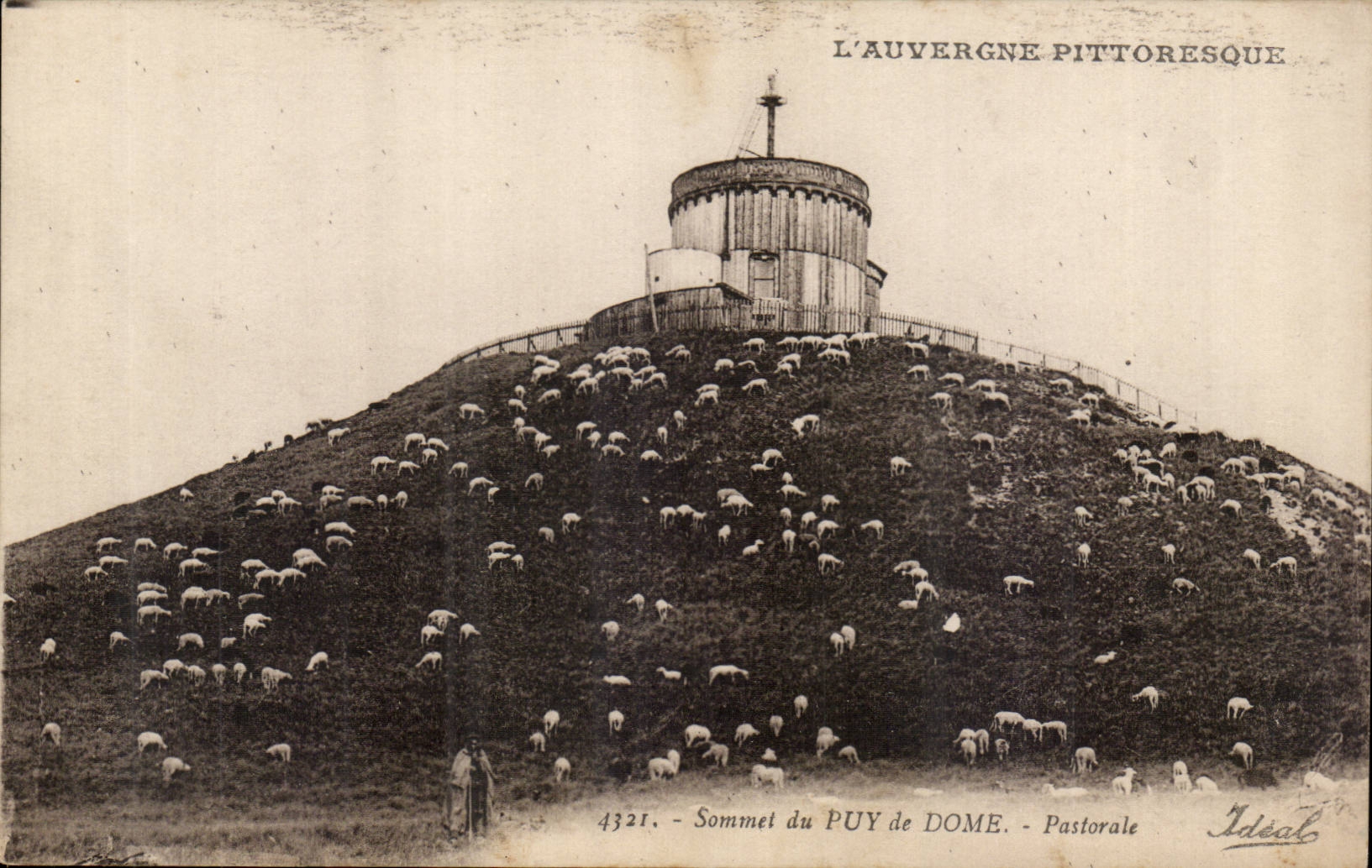 Puy de Dome - Auvergne - Summit - Pastoral - CPA
