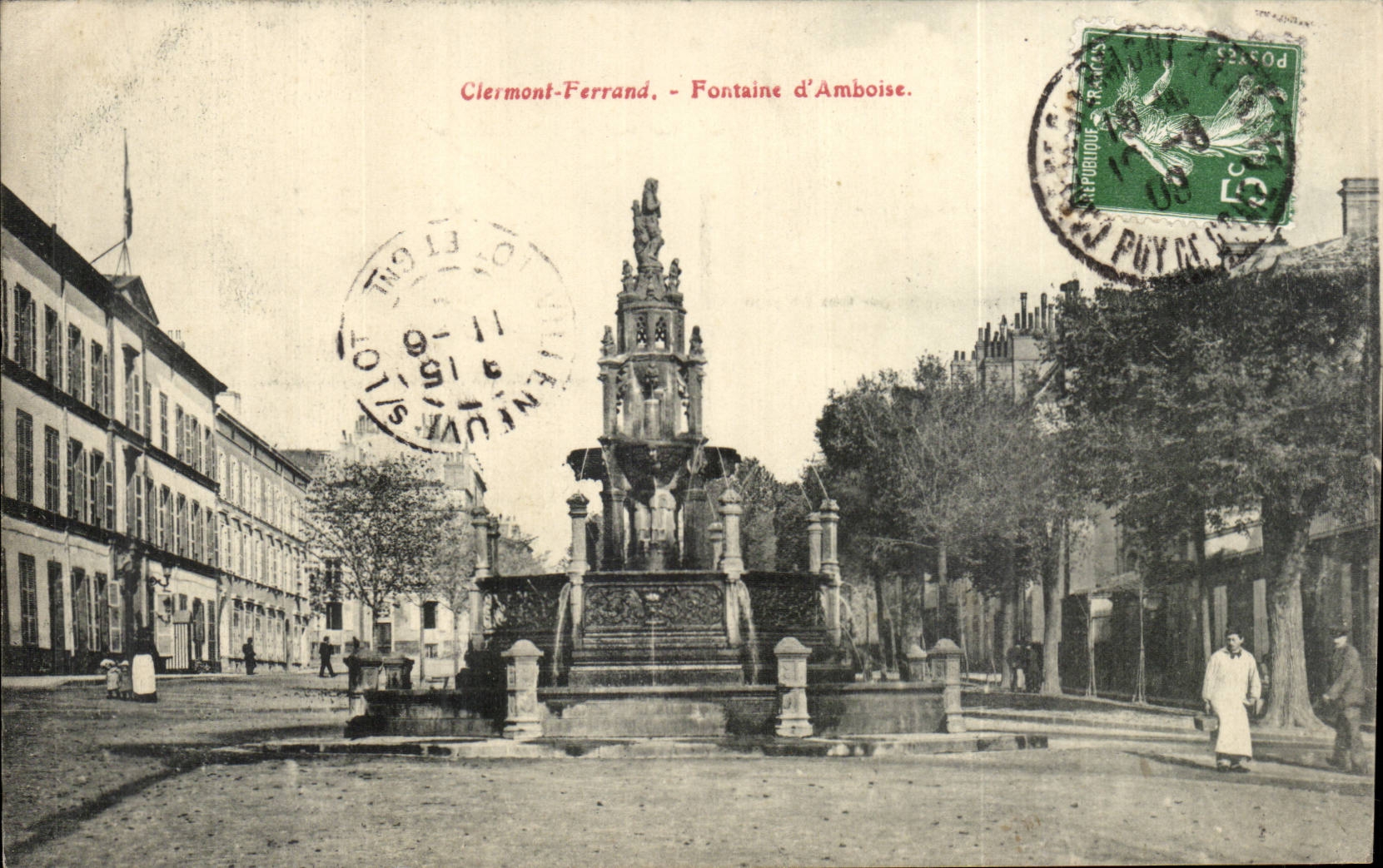 Clermont Ferrand - Amboise Fountain - CPA - CPA