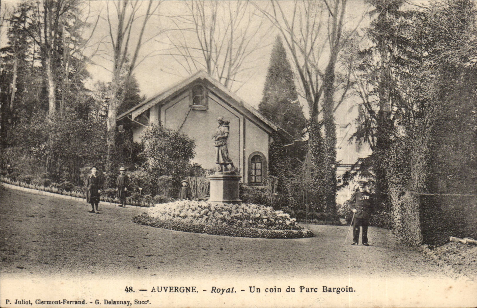 Royat - eine Ecke des Park bargoin - CPA