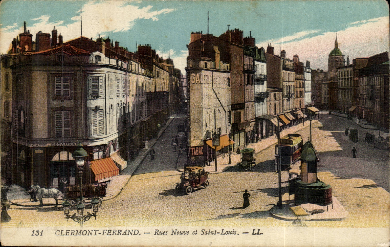 Clermont Ferrand - Streets New and Saint Louis - CPA