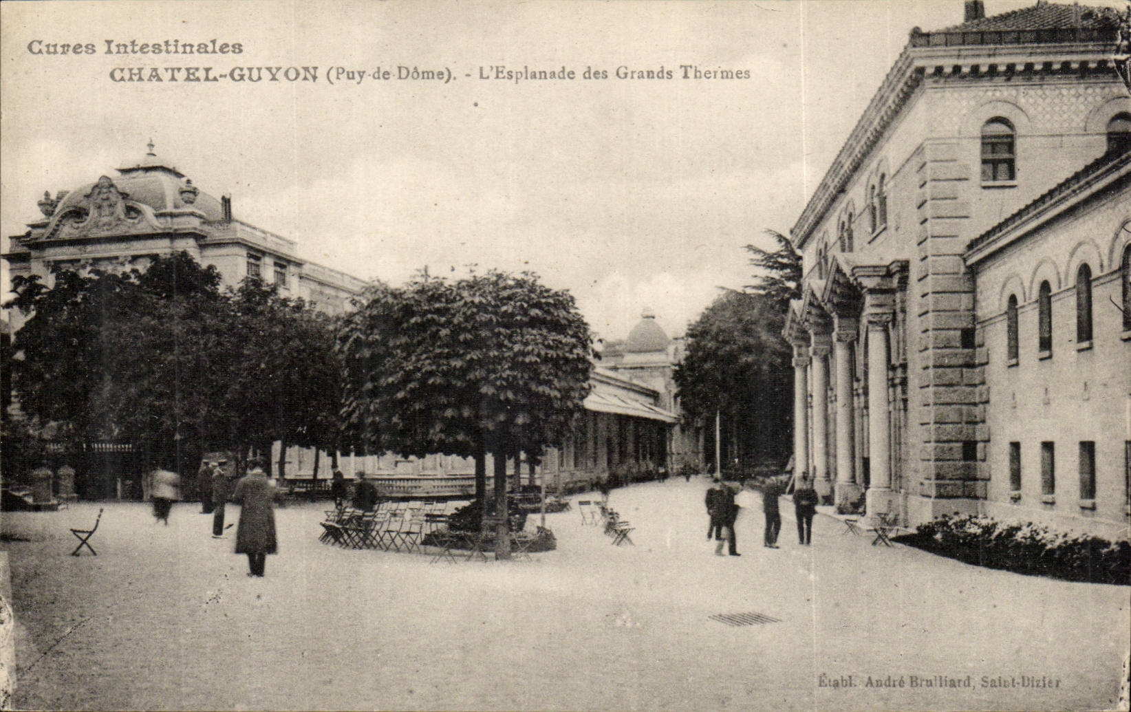 Chatelguyon - der Esplanade der grossen thermischen Bader - CPA
