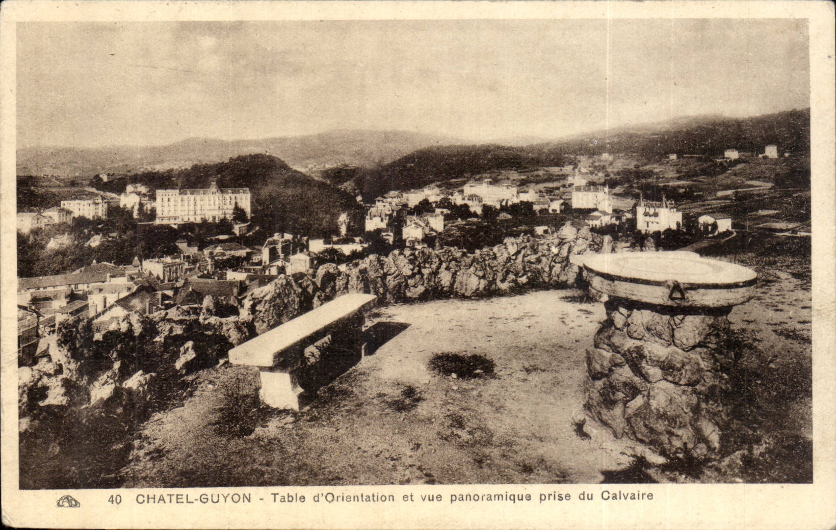 Chatelguyon - Tabelle der Lagebestimmung - CPA