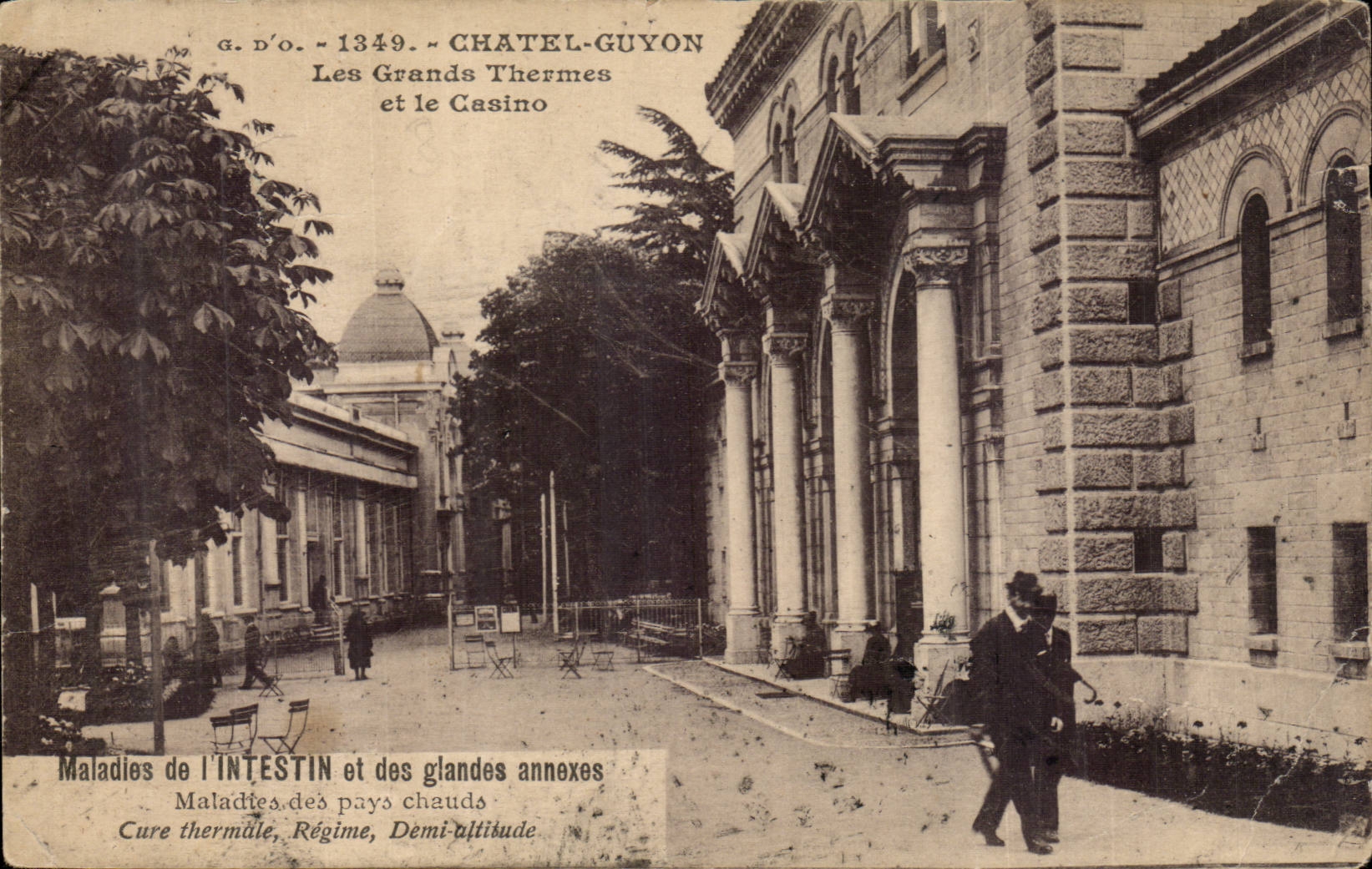 Chatelguyon - grosse thermische Bader und das Kasino - Krankheiten des Darmes und der zusatzlichen Drusen - CPA