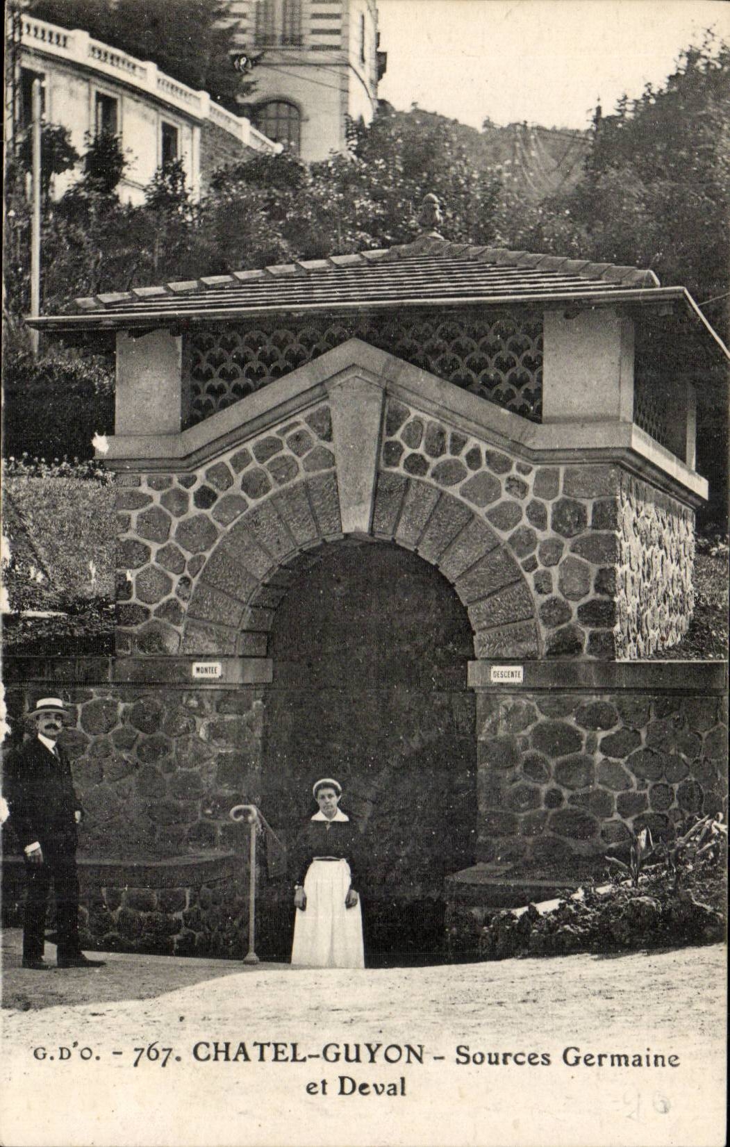 Chatelguyon - Quelldeutscher und Deval - CPA