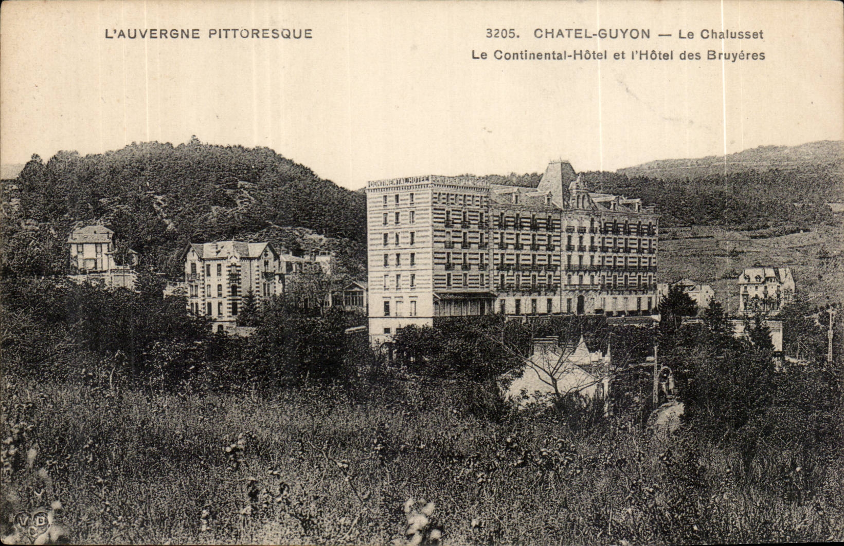 Chatelguyon - Chatel Guyon - das kontinentale Hotel und das Hotel des Heidekrauts - CPA