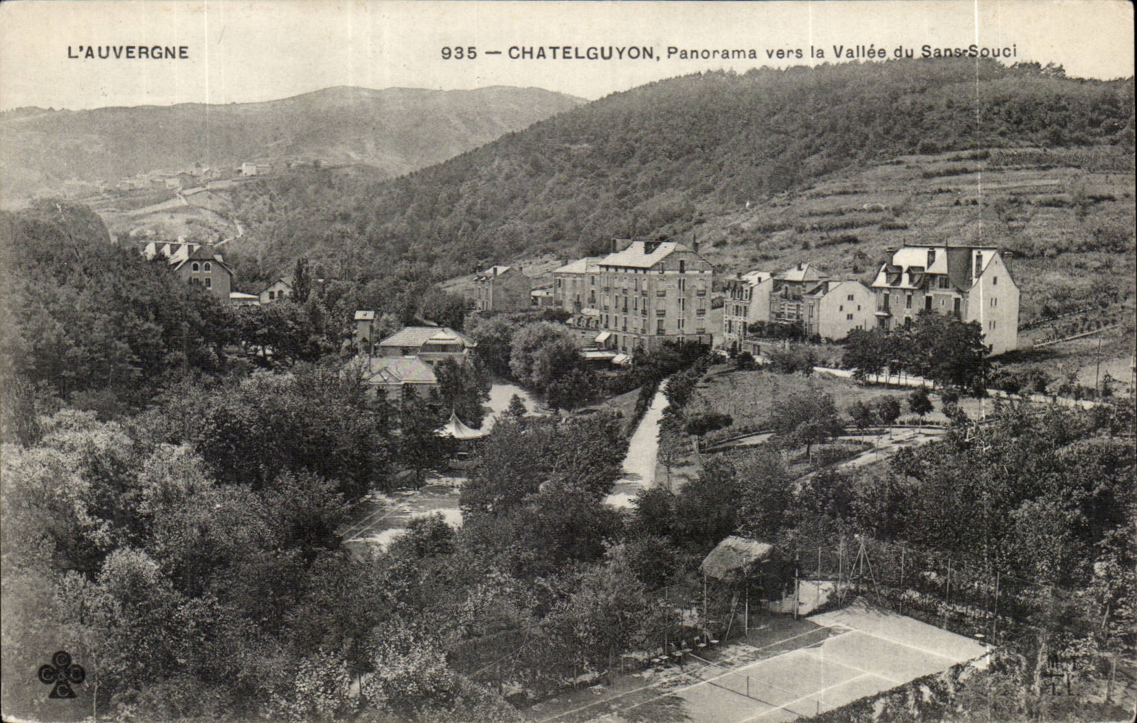Chatelguyon - Chatel Guyon - Panorama in Richtung zum Tal ohne des Interesses - CPA