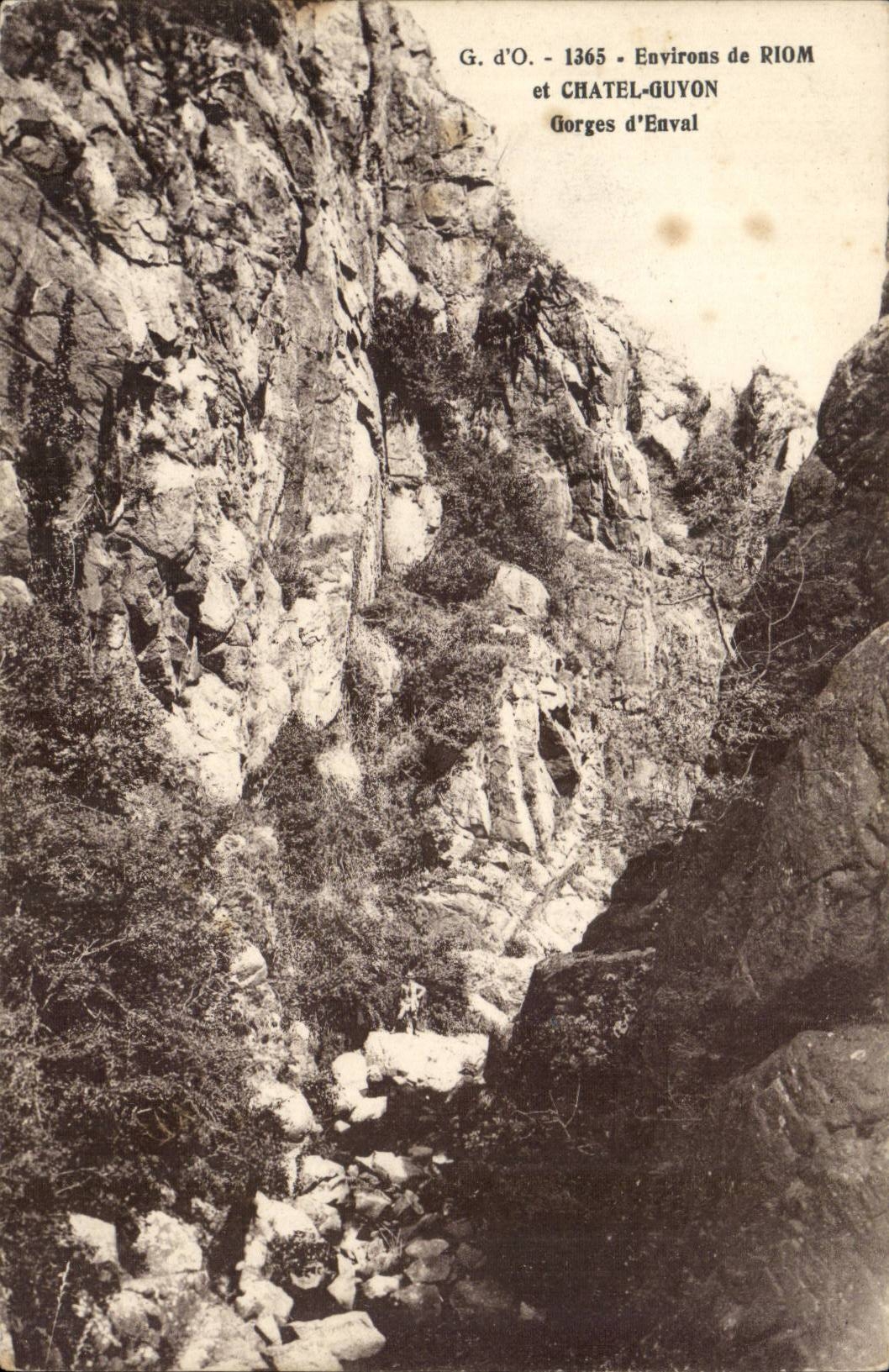 Umlagerungen von Riom und chatelguyon CPA Falle von Enval