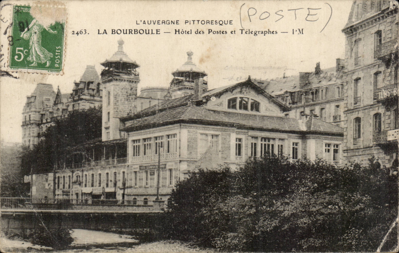 Bourboule CPA Post office building and Telegraphs