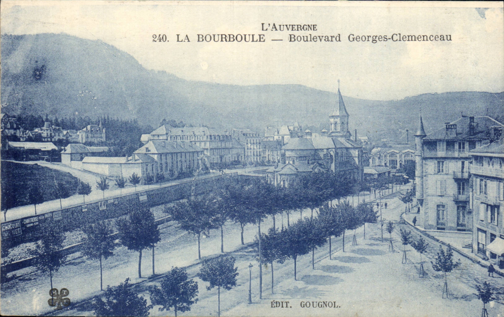 Bourboule - Georges Clemenceau Boulevard - CPA