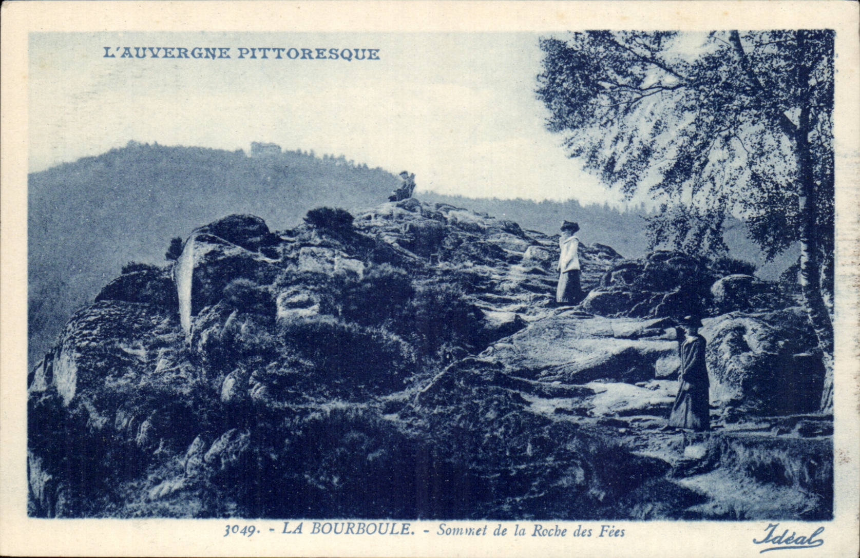 Bourboule - Summit of the Rock of the Fairies - CPA