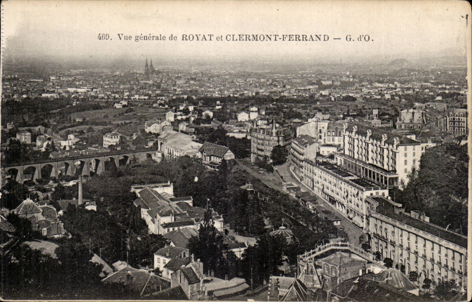 Ansicht von Royat und von Clermont-ferrand - CPA