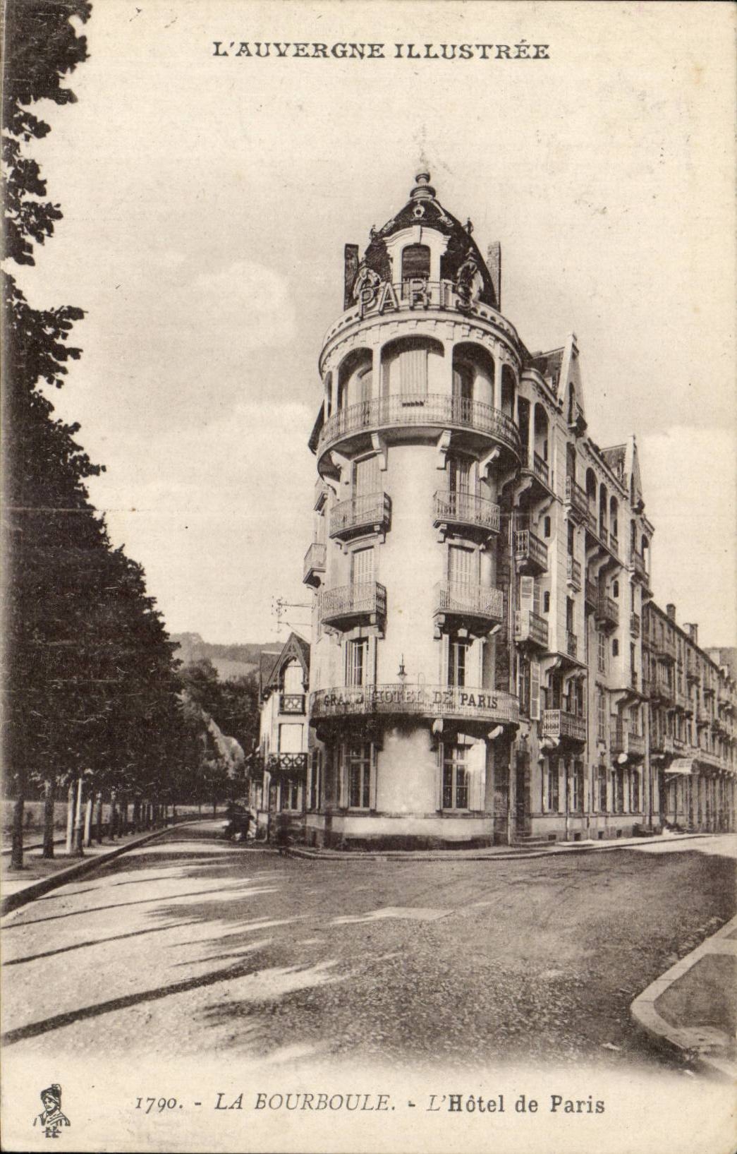 Bourboule - the Hotel of Paris - CPA