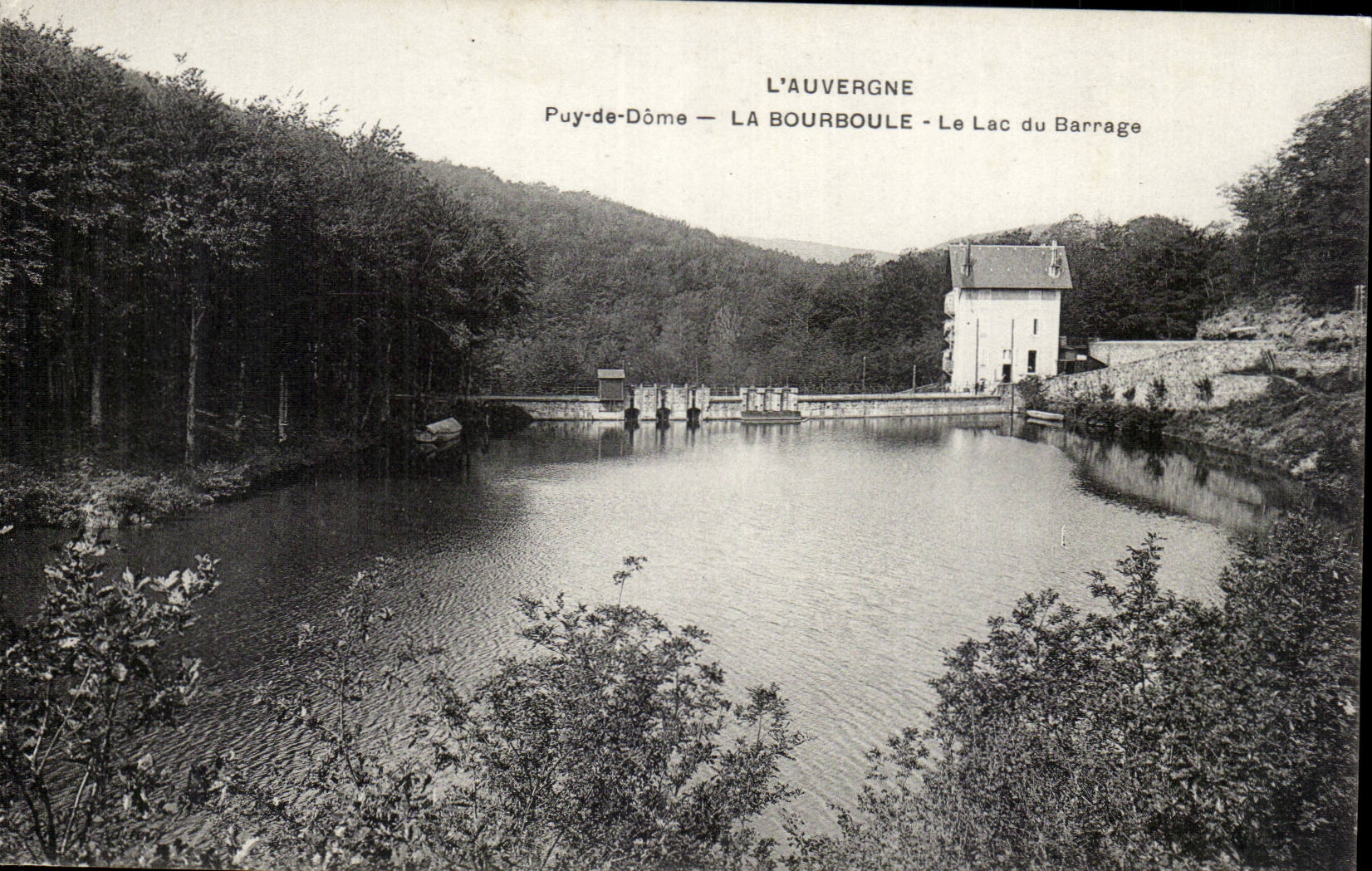 Bourboule - the Lake of the Stopping - CPA