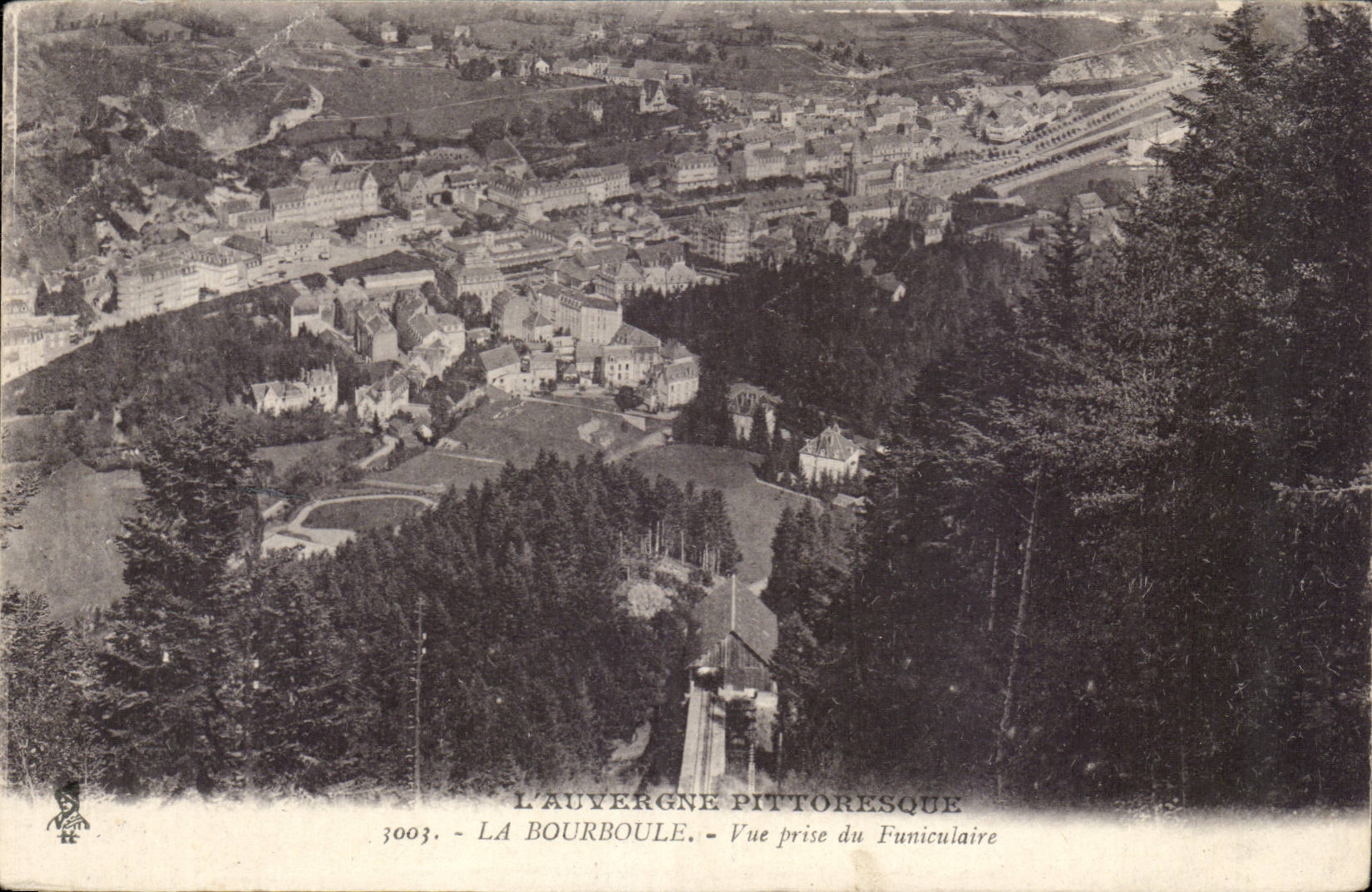 Bourboule - Seen from of the Funicular - CPA