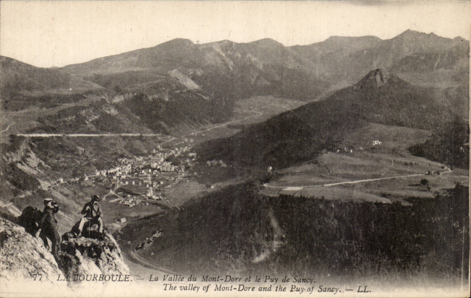 Bourboule - the Valley of the Mount Gilds and Puy de Sancy - CPA