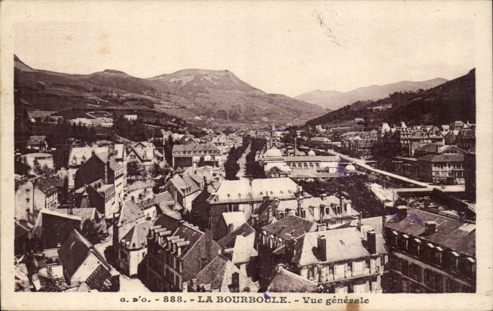 Bourboule - View - CPA