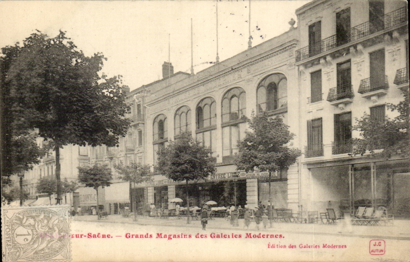 Chalon sur Saone CPA Grands magasins des Galeries Modernes