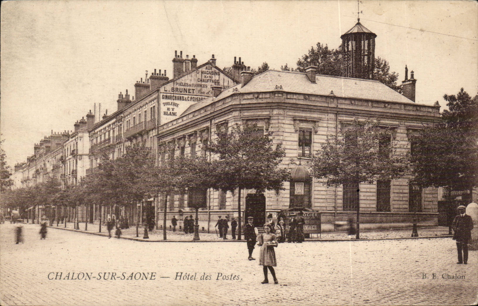 CPA Chalon sur Saone Hotel des Postes