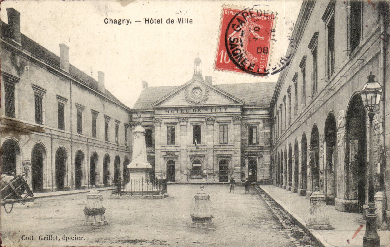 CPA Chagny Hotel de ville